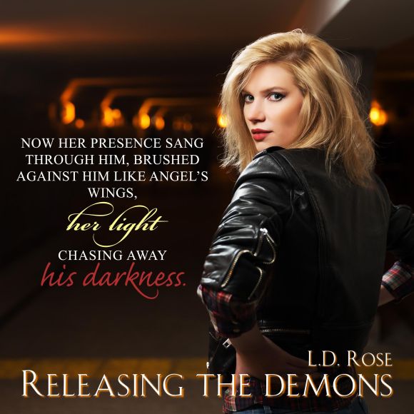 Young fashion blond woman in leather jacket